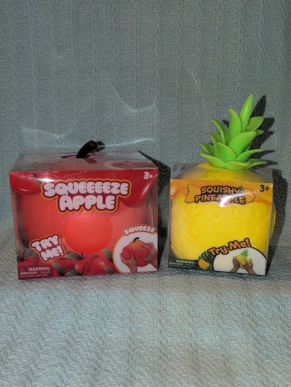 Jumbo Squishy Apple And Pineapple Set